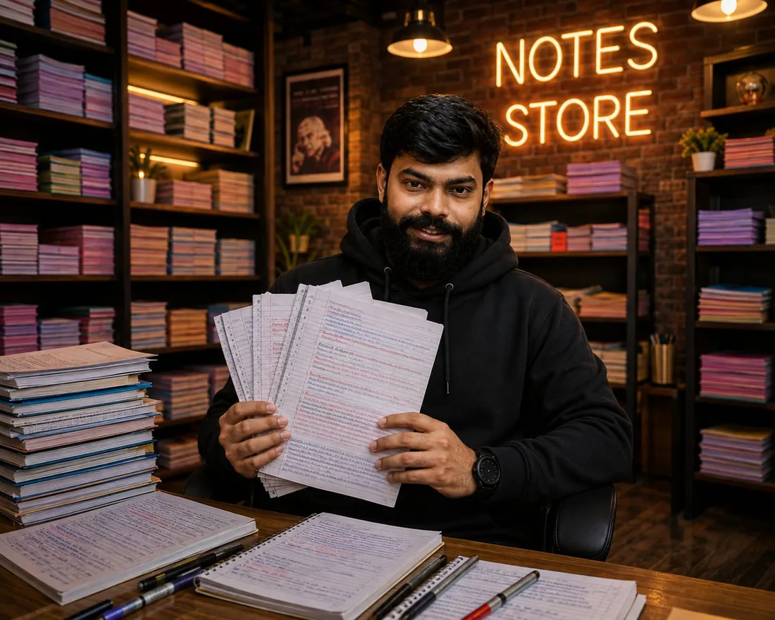 TCC Notes Store — chapter-wise handwritten Class 12 commerce notes for CBSE, ISC and WBCHSE